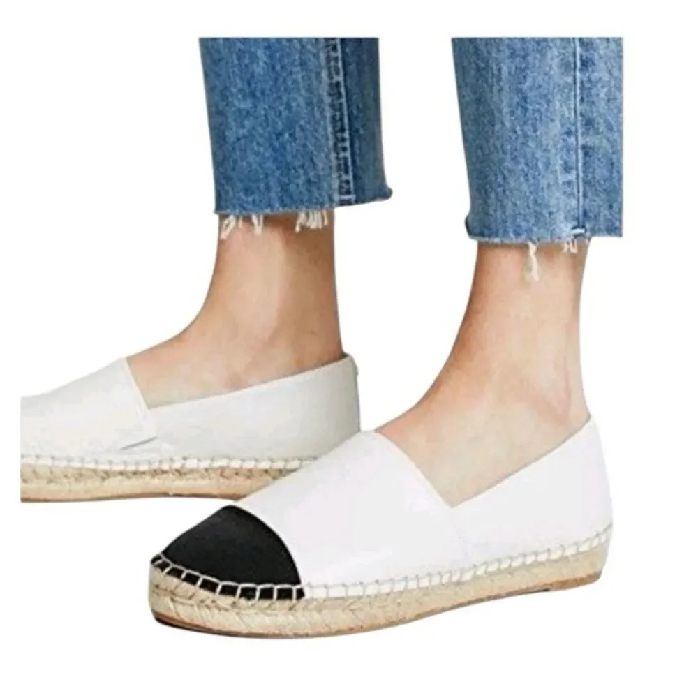 Sam Edelman Krissy Espadrille Leather Classic Chic Comfort Flat Shoes Size 7